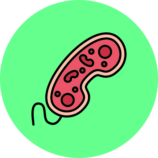 les bactéries Generic color lineal-color Icône