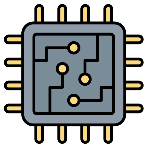Chip Generic color lineal-color icon