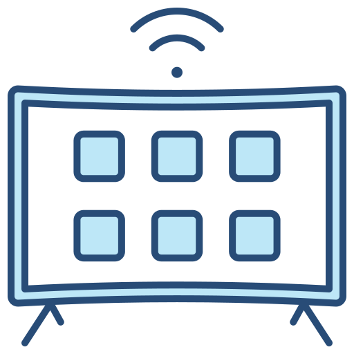 smart tv Generic color lineal-color ikona