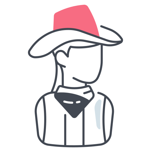 Cowgirl Generic color lineal-color icon