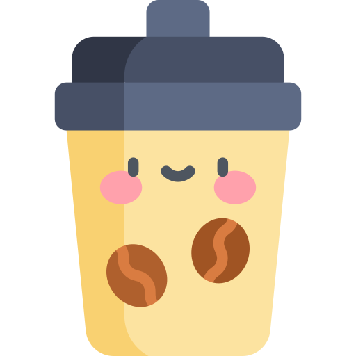 コーヒーカップ Kawaii Flat icon
