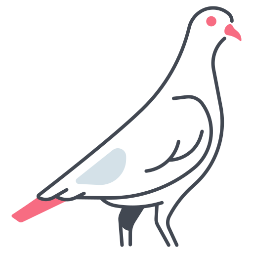 Pigeon Generic color lineal-color icon