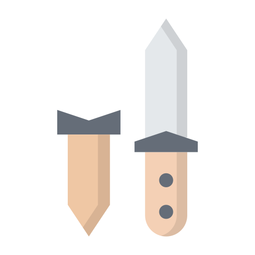 Knife blade Generic color fill icon