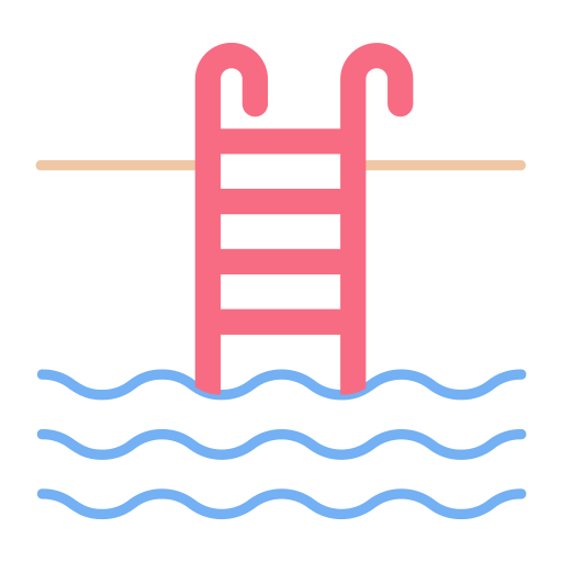 piscina Generic color fill icono