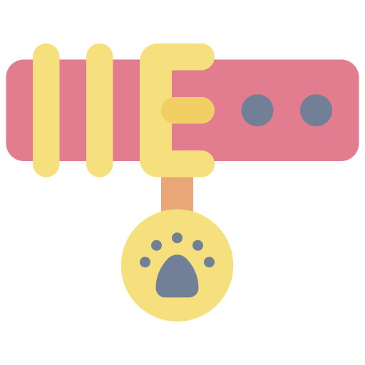 halsband voor huisdieren Generic color fill icoon