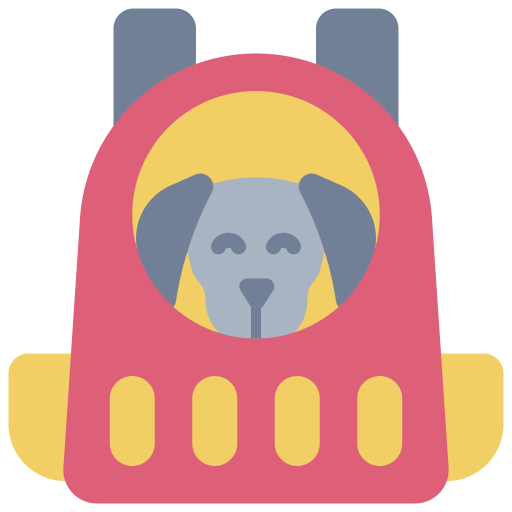 transporteur de chien Generic color fill Icône