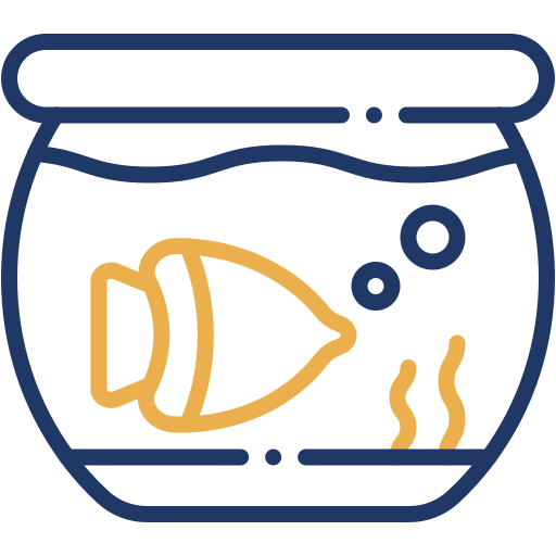 ciotola di pesce Generic color outline icona