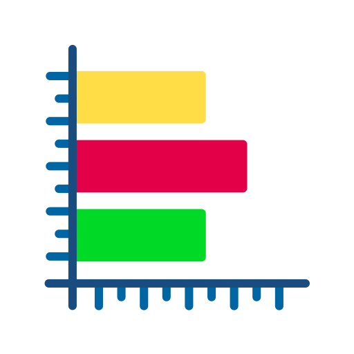 istogramma Generic color fill icona