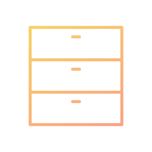schubladen Generic gradient outline icon