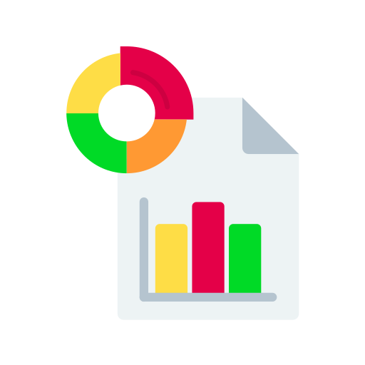 statistisch Generic color fill icoon