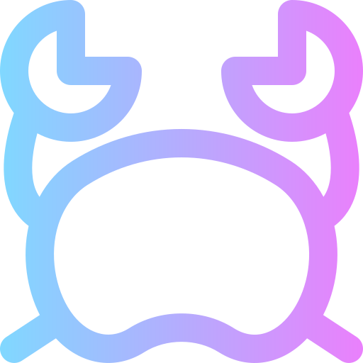 カニ Super Basic Rounded Gradient icon