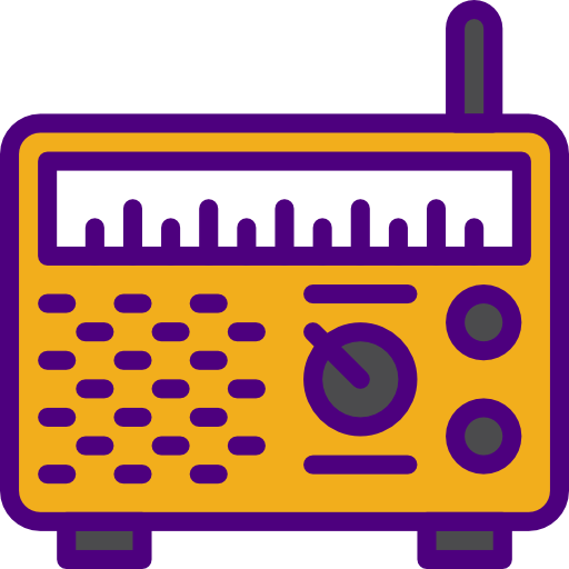 radio prettycons Lineal Color icon