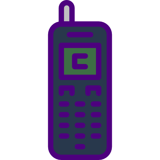 Cellular phone prettycons Lineal Color icon