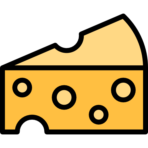 치즈 PongsakornRed Lineal Color icon
