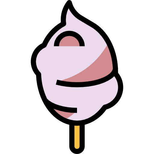 Сахарная вата PongsakornRed Lineal Color иконка
