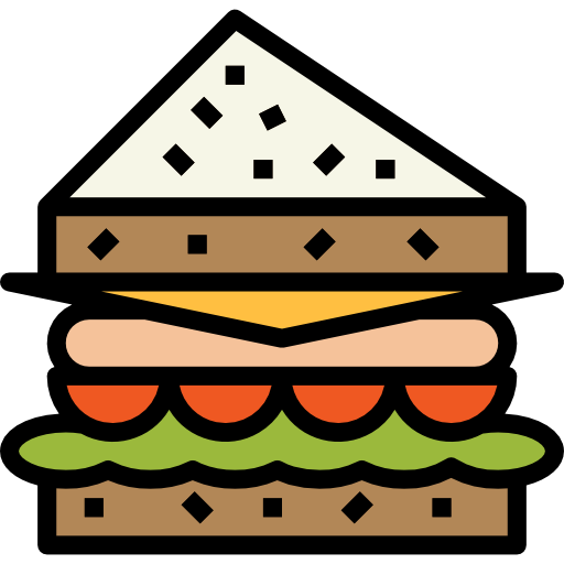 sandwich PongsakornRed Lineal Color icona