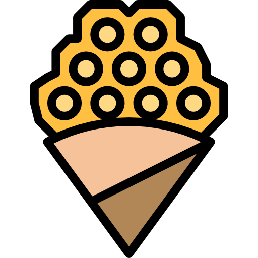 Waffle PongsakornRed Lineal Color icon