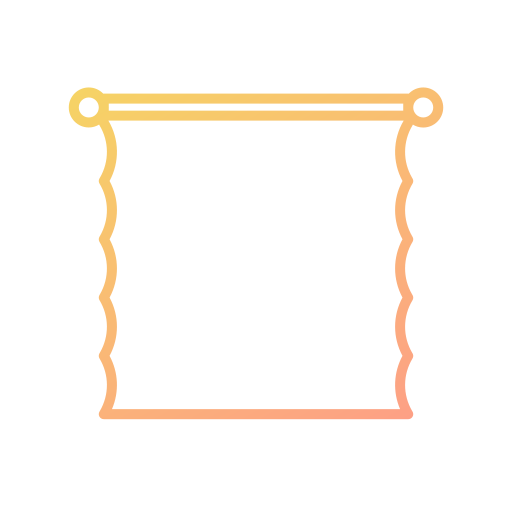 kurtyna Generic gradient outline ikona