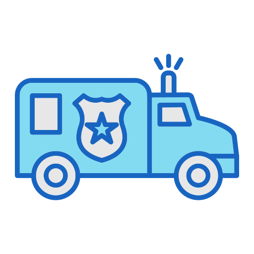 polizeiwagen Generic color lineal-color icon
