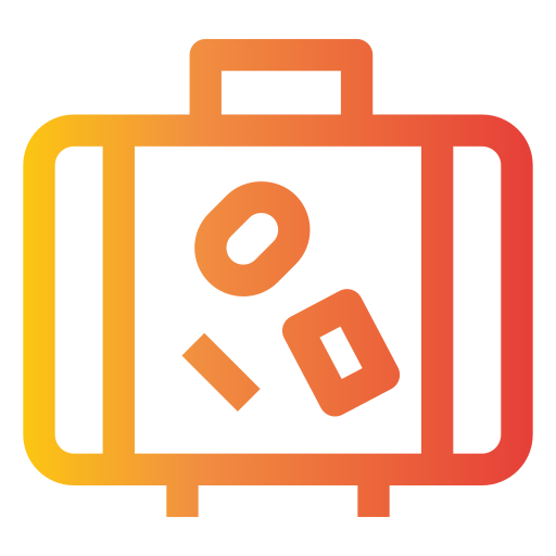 Travel luggage Generic gradient outline icon