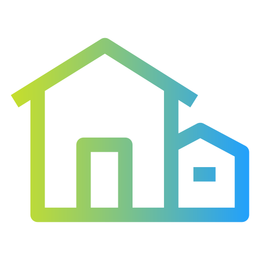 Homestay Generic gradient outline icon