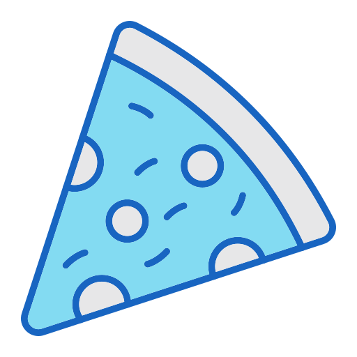 кусок пиццы Generic color lineal-color иконка