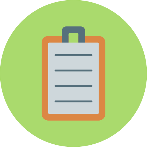 Note pad Generic color fill icon