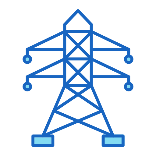Electric Tower Generic color lineal-color icon