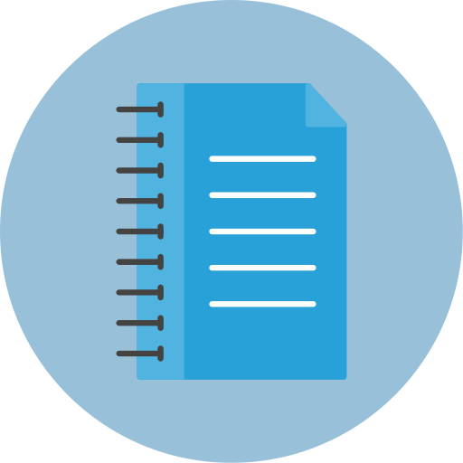 Notebook Generic color fill icon