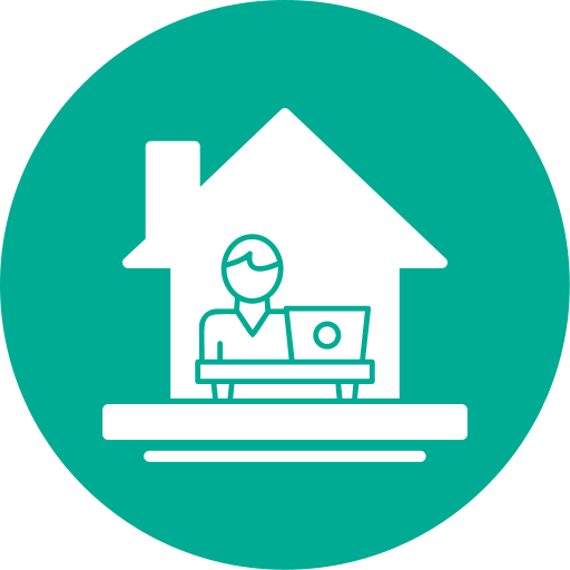 work from home Generic color fill icon
