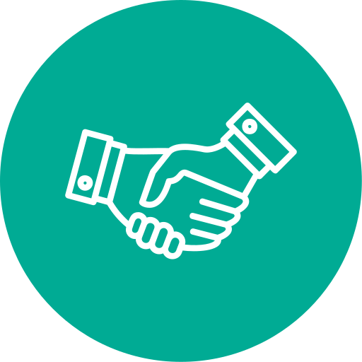 Hand shake Generic color fill icon