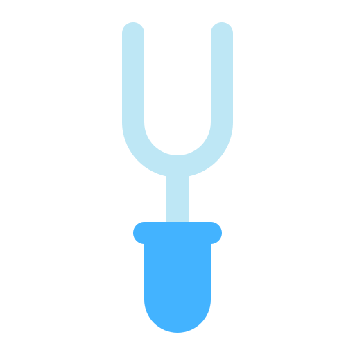 Tuning Fork Generic color fill icon
