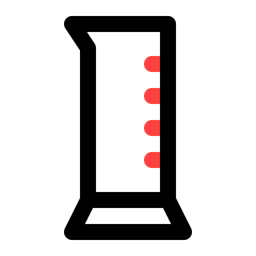 メスシリンダー Generic color outline icon