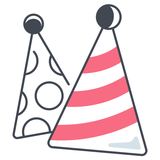 Party Hat Generic color fill icon