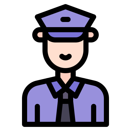 policja Generic color lineal-color ikona