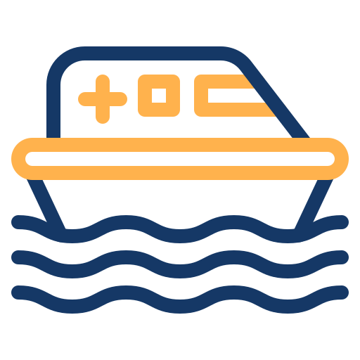 scialuppa di salvataggio Generic color outline icona