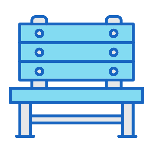 Bench Generic color lineal-color icon