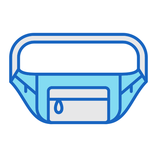 bauchtasche Generic color lineal-color icon