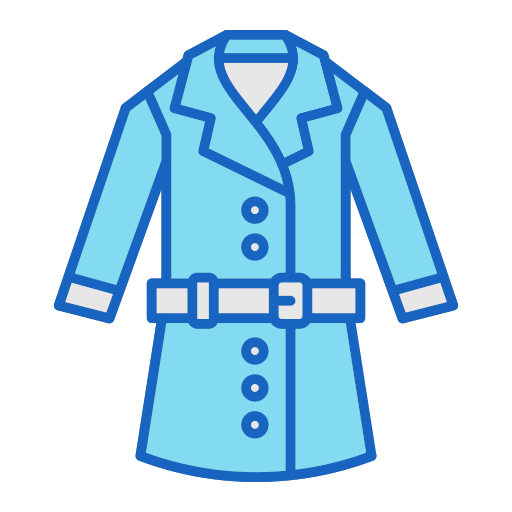 Trench Coat Generic color lineal-color icon