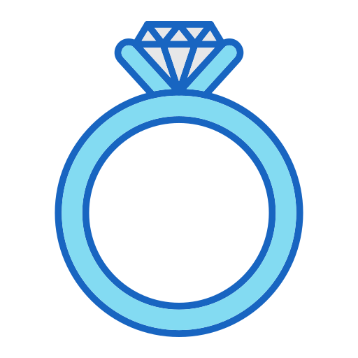 pierścień Generic color lineal-color ikona