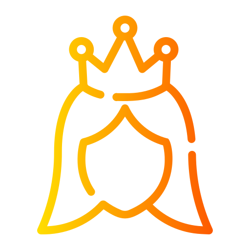Queen Generic gradient outline icon