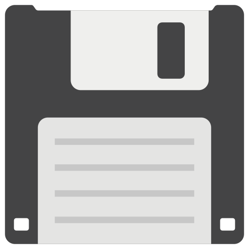 disquette Generic color fill Icône