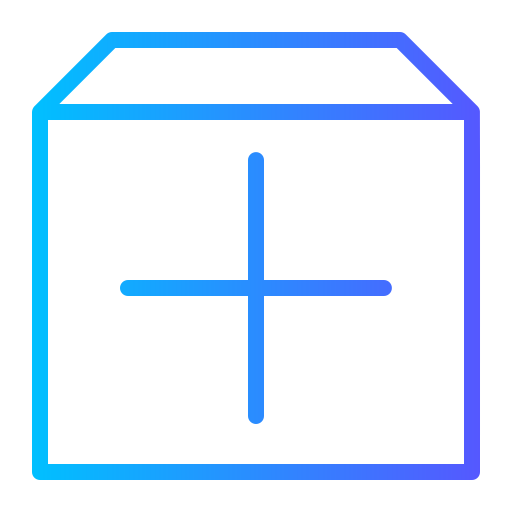 scatola Generic gradient outline icona