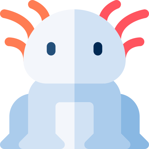 Axolotl Basic Rounded Flat icon