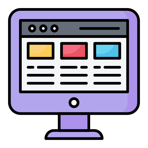 webseite Generic color lineal-color icon