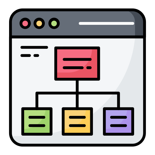 flussdiagramm Generic color lineal-color icon