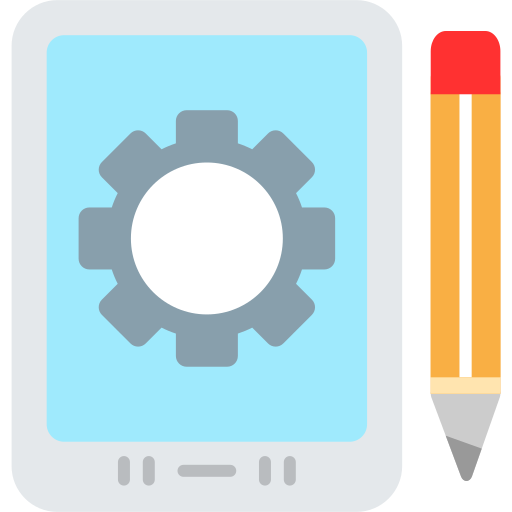 Tablet Generic color fill icon