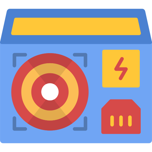 Power supply Generic color fill icon