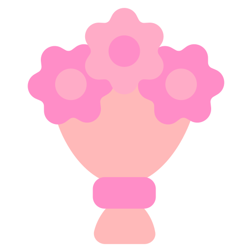 bukiet kwiatów Generic color fill ikona