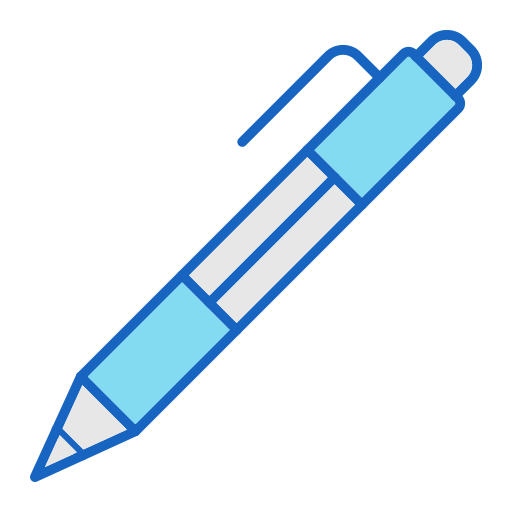 penna a sfera Generic color lineal-color icona
